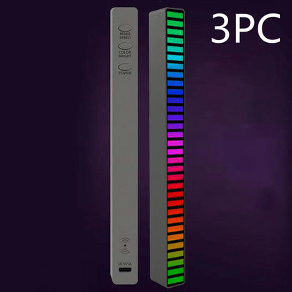 New Car Sound Control Light RGB Voice-Activated Music