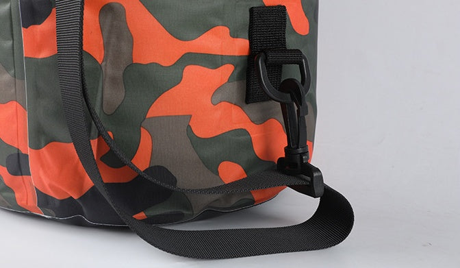 Outdoor Waterproof Bag Camouflage Polyester Double Shoulder Outdoor Gym From House