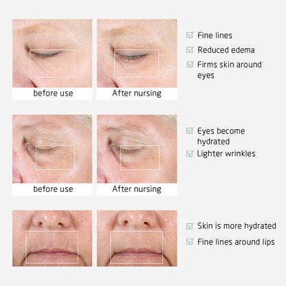Eye Massager Facial Massager Rechargeable Skin Lifting Machine For Relax Eye Dark Circles, Eye Bags, Wrinkles, Puffiness Under Eyes, White Beauty DealSniper.net