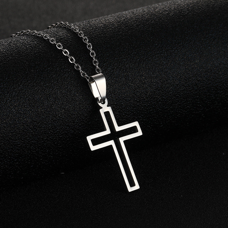 Stainless Steel Cross Necklace Jewelry Fashion Jewelry Gym From House Steel1