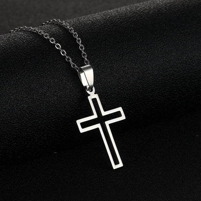 Stainless Steel Cross Necklace Jewelry Fashion Jewelry Gym From House Steel1