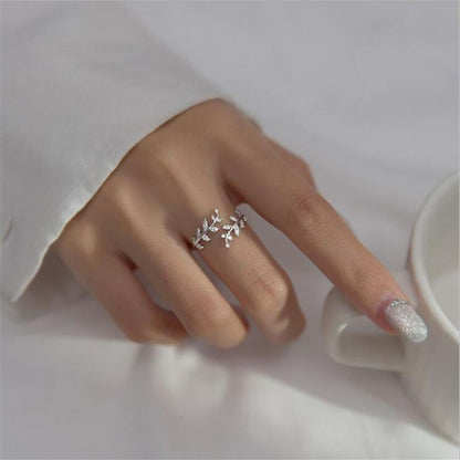 Branch Ring For Woman Fashion Spring Summer Jewelry Jewelry dealsniper-net Silver