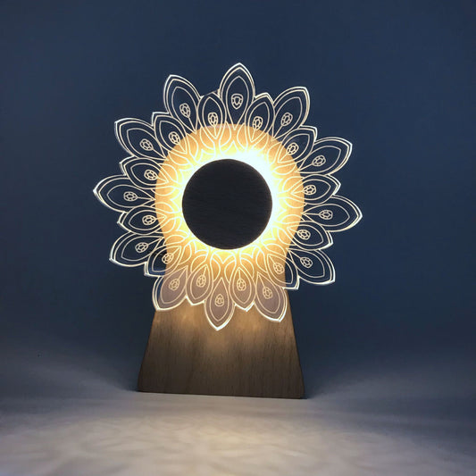 Rotating Windmill Music Night Light Home Decor dealsniper-net Peacock flaunting its tail Music rotation USB