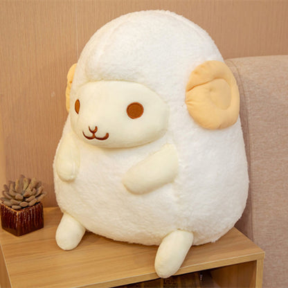 Cute Sitting Little Sheep Doll Plush Toy Kids DealSniper.net White 30cm