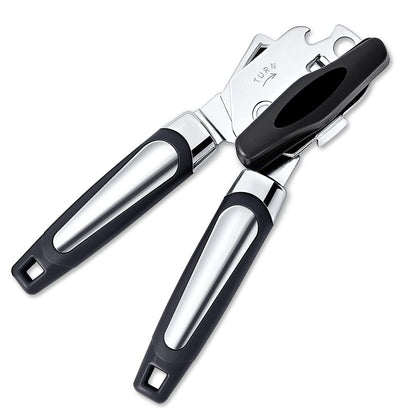 Manual Handheld Can Opener With Cutting Wheel Blade Lid Cap Openers Home dealsniper-net