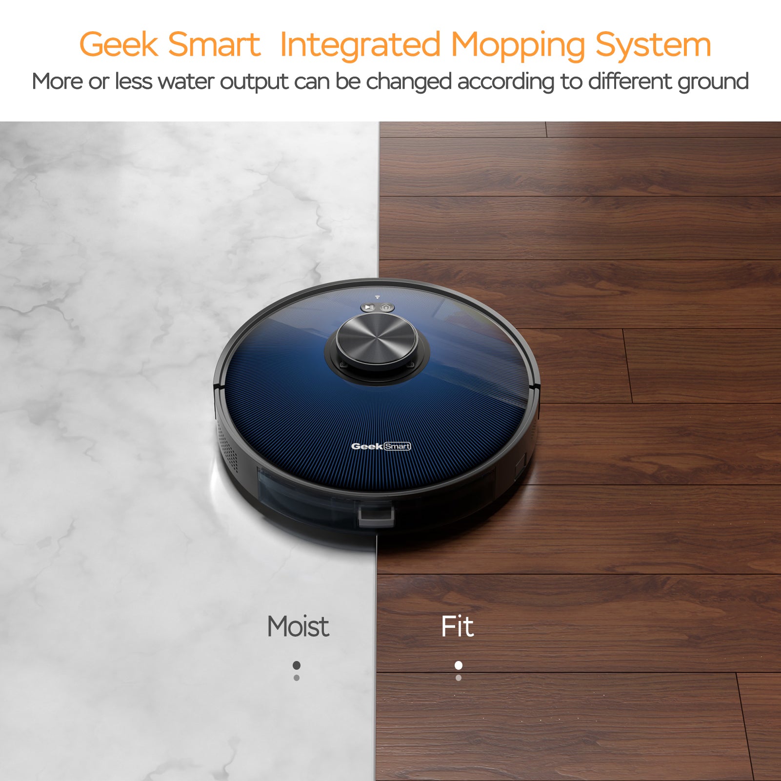 Geek Smart L7 Robot Vacuum Cleaner And Mop, LDS Navigation Home dealsniper-net