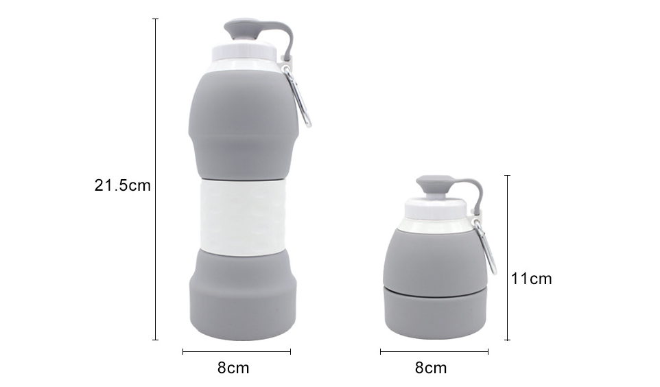 Silicone folding water bottle Sports DealSniper.net