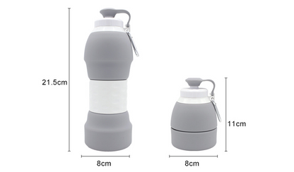 Silicone folding water bottle Sports DealSniper.net