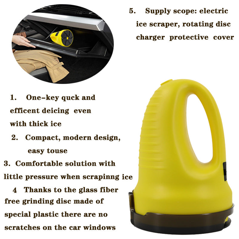 Electric Ice Snow Scraper For Car, USB Charging Car Deicer