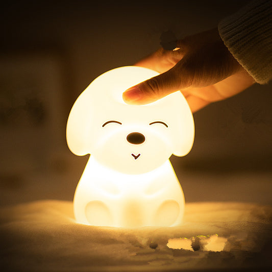 Puppy night light Home dealsniper-net White Remote control