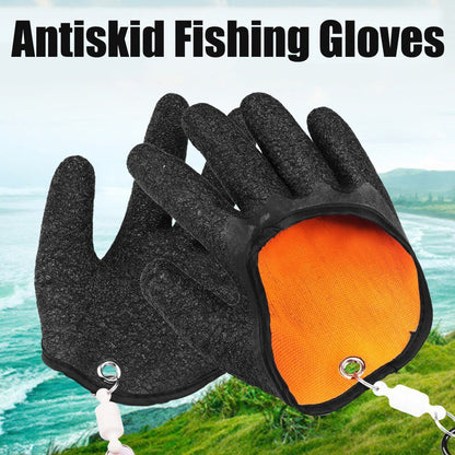 Fishing Gloves Anti-Slip Protect Hand From Puncture Scrapes Fisherman Outdoor dealsniper-net