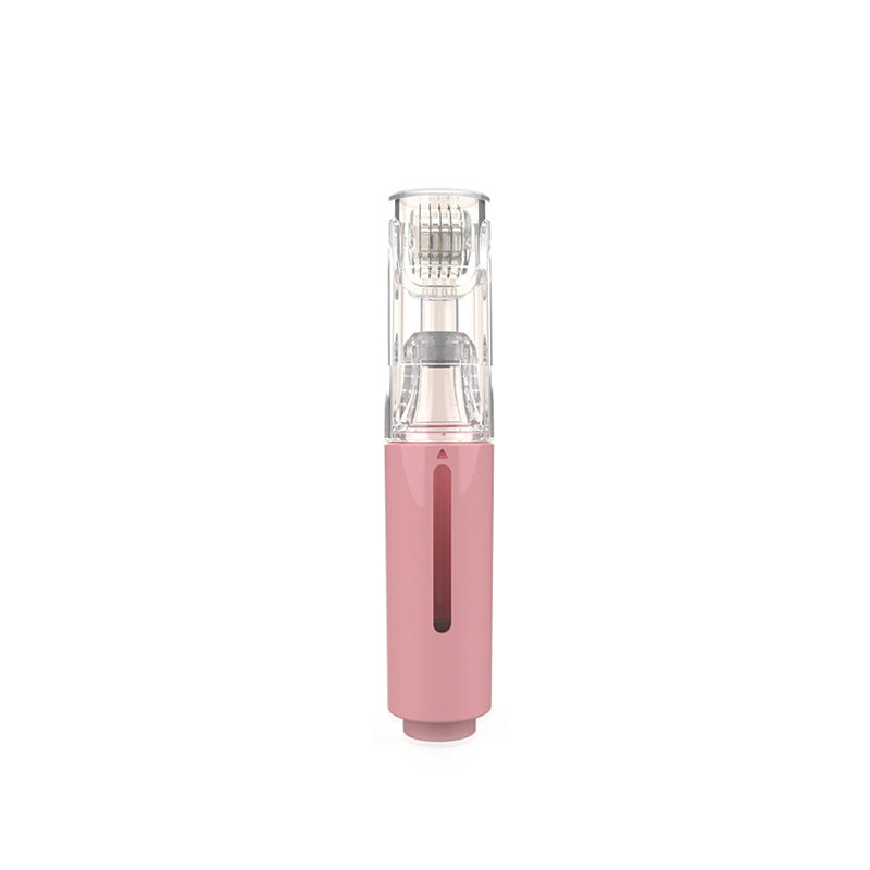 3 In 1 Lip Care Roller Needle Roller Lip Roller Beard Growth Men Gym From House 0.25mm Pink