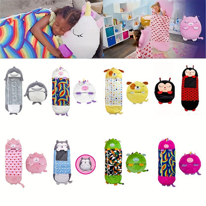 Kids Sleeping Bag, Soft Sleepy Sack For Kids & Toddlers  Easy Roll Up Design For School, Daycare  Children Sleeping Bags Play Pillow Sleep Sack