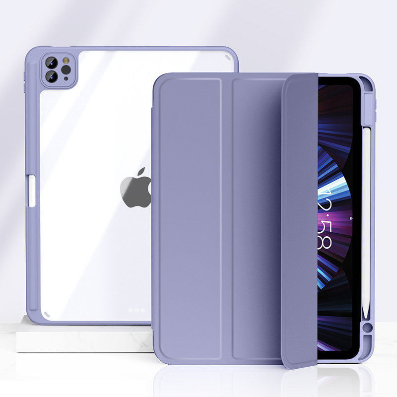 Magnetic Split Protective Case With Pen Slot Electronics dealsniper-net Purple IPad Air3