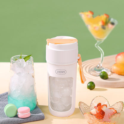 Small Portable Home Multifunctional Juicer Mini Kitchen dealsniper-net White Battery