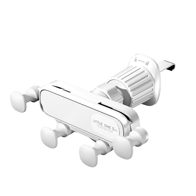 Car Mobile Phone Spiral Hook Gravity Navigation Rack Vehicle DealSniper.net Brocade White