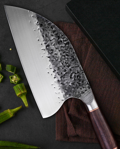Butcher Knife stainless Kitchen DealSniper.net Black Knife