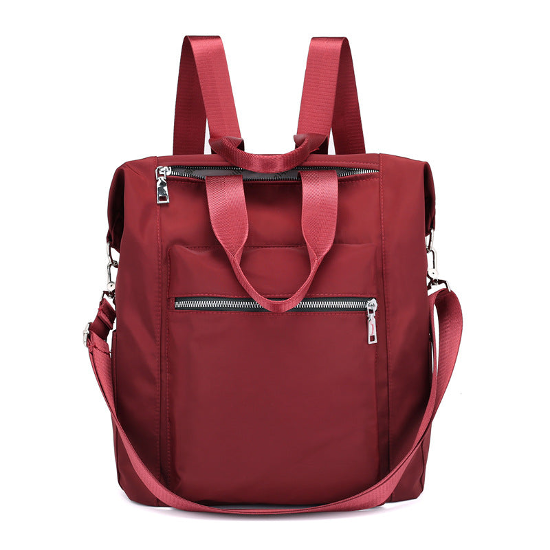 LENA - VEGAN WOMENS BIG CAPACITY BACKPACK Women DealSniper.net Claret