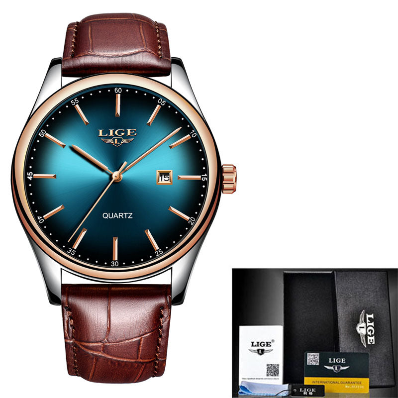 Waterproof multifunctional quartz watch Men DealSniper.net Green