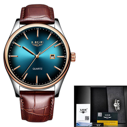 Waterproof multifunctional quartz watch Men DealSniper.net Green
