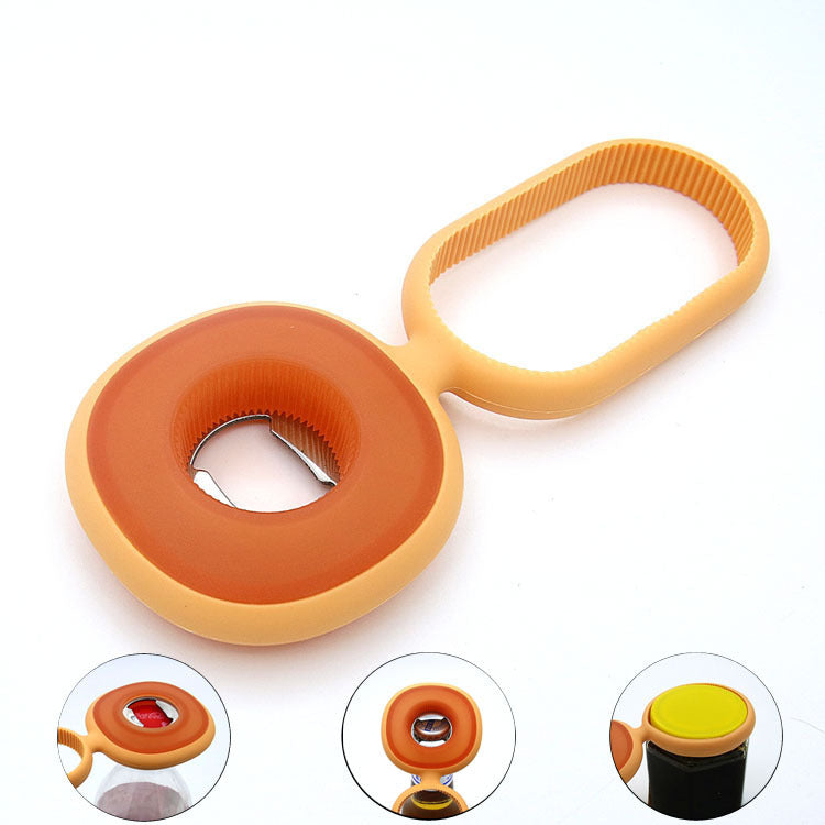 Beer Bottle Opener Three In One Multifunction Silicone Bottle Opener Kitchen Gym From House