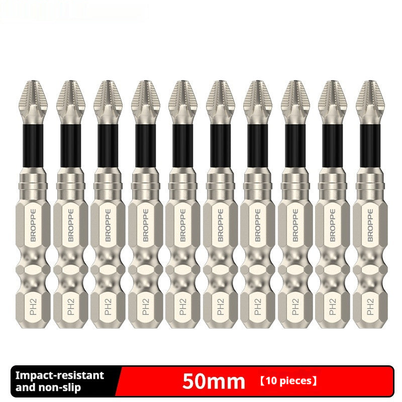 Cross Bit Strong Magnetic Electric Hand Drill Screwdriver Tools DealSniper.net 50mmxPH2 10PCS 50mm 635mm