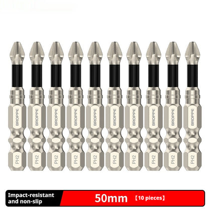 Cross Bit Strong Magnetic Electric Hand Drill Screwdriver Tools DealSniper.net 50mmxPH2 10PCS 50mm 635mm
