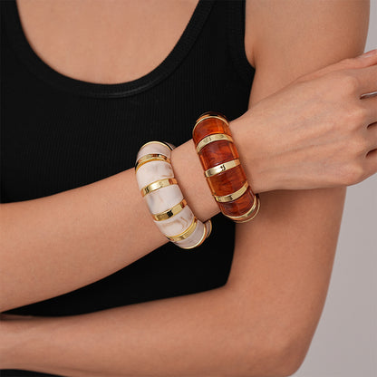 Ins Fashion Acrylic Bracelet Temperament Geometric Jewelry Jewelry DealSniper.net