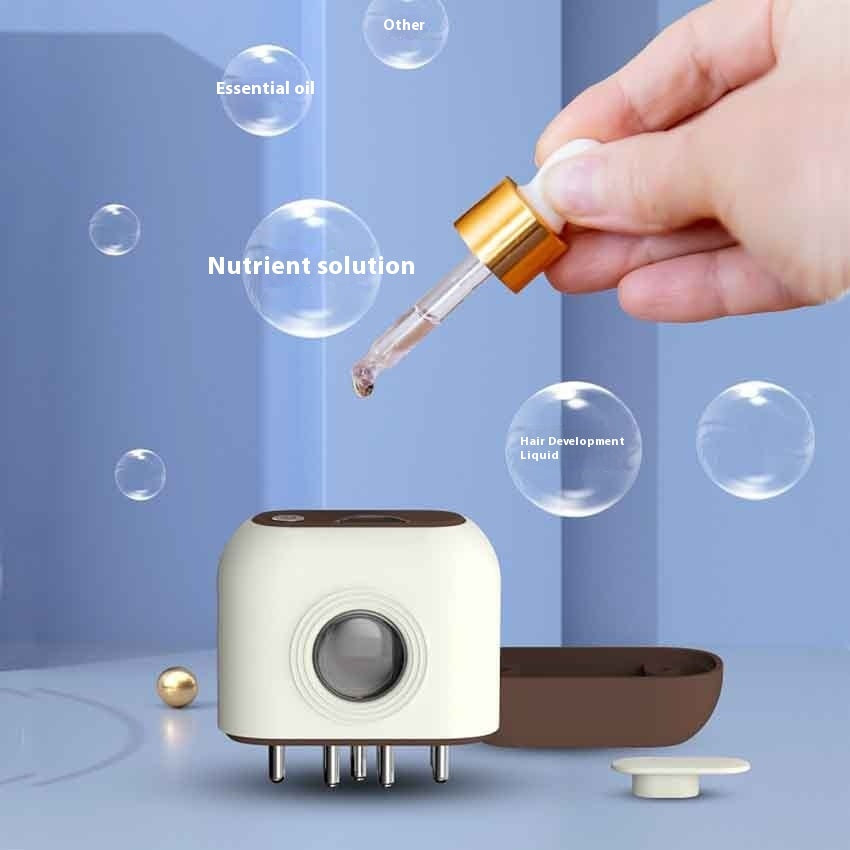 Scalp Medicine Supplying Device Red Blue Light Micro Current Health Gym From House