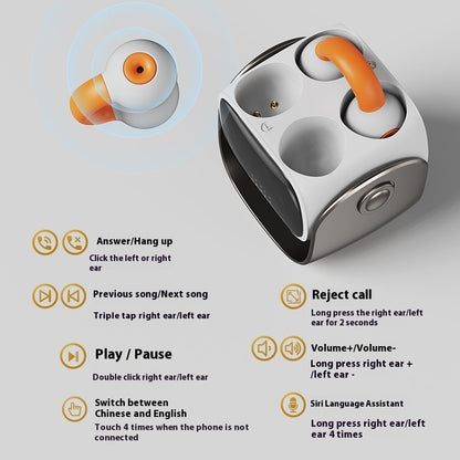 Clip-on Bluetooth Headset Sports Running Earphone Electronics dealsniper-net
