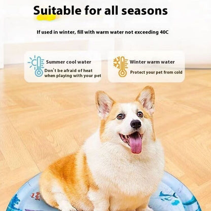 Summer Cooling Pet Water Bed Cushion Ice Pad Dog Sleeping