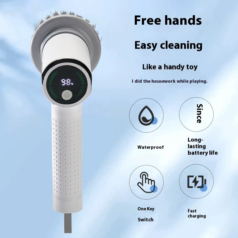 Multifunctional Smart Display Electric Cleaning Brush Kitchen dealsniper-net