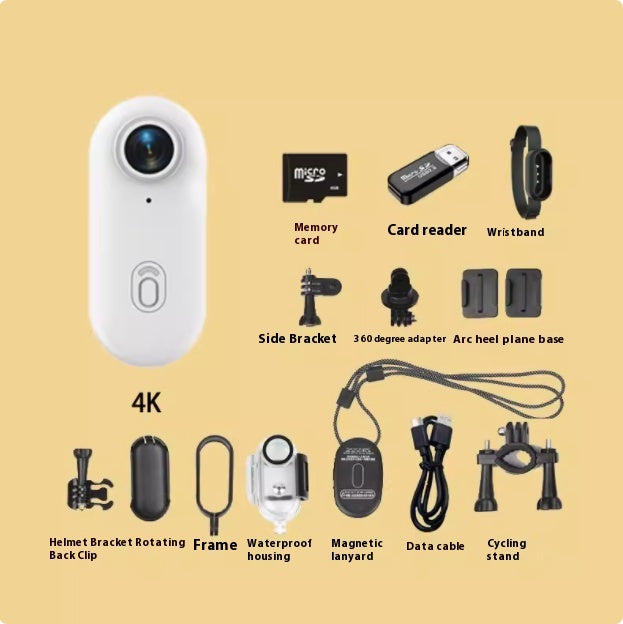 Outdoor Sports Camera In Helmet Motorcycle Bike Sport Sports DealSniper.net White 4K 128G