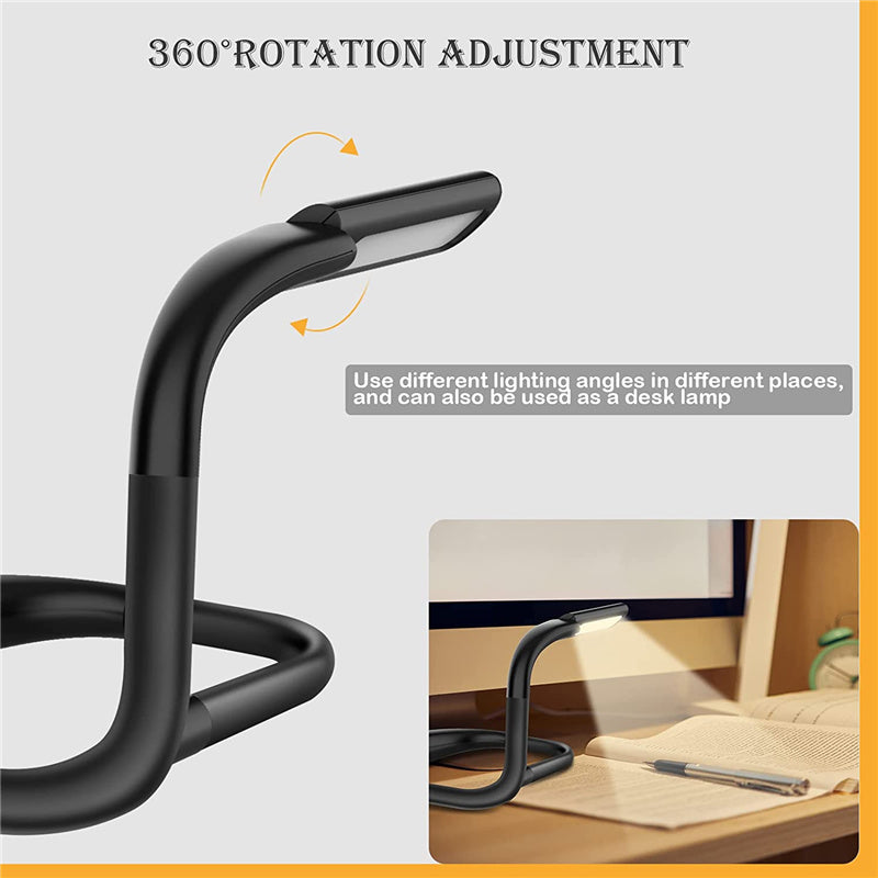 Dimmable Handsfree LED Neck Light Flexible Hug Light Book