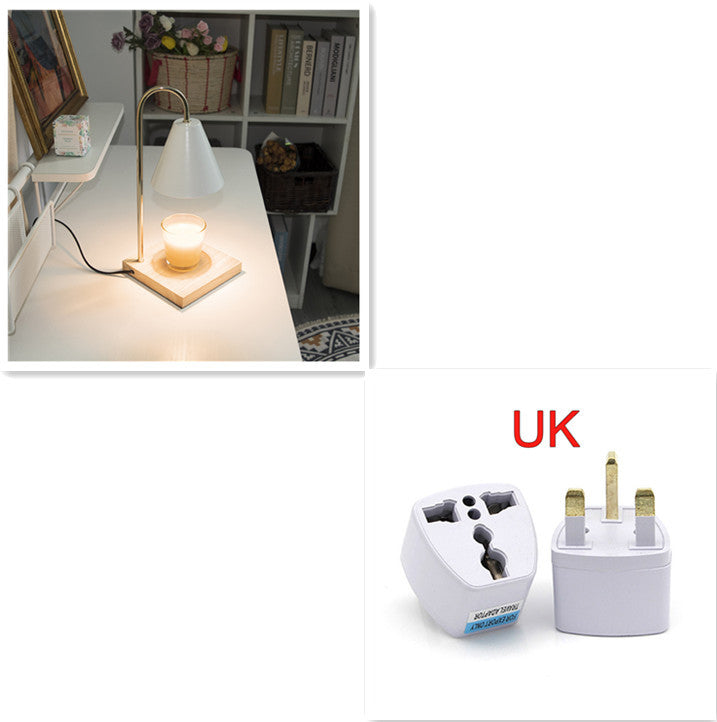 Aromatherapy Diffuser Wax Electric Melt Warmer Safety Lamp Home Decor DealSniper.net White UK