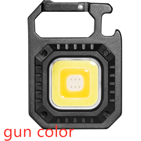 Portable LED Torch Mini Powerful Torch Waterproof Torch Pocket Work Light Multifunctional LED Lantern Camping Fishing Light Outdoor DealSniper.net Gun color USB