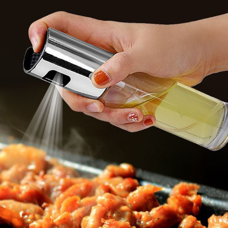 BBQ Healthy Kitchen Cooking Oil Vinegar Spray Bottle Kitchen dealsniper-net