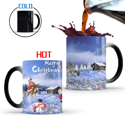 Merry Christmas Magic Mug Temperature Color Changing Mugs Gifts