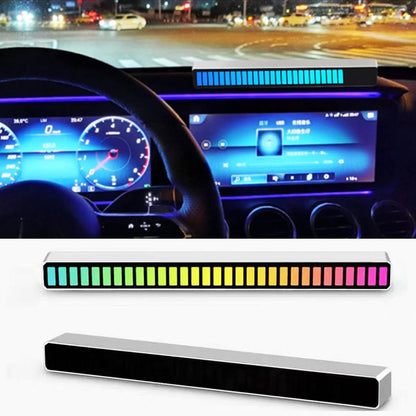 New Car Sound Control Light RGB Voice-Activated Music