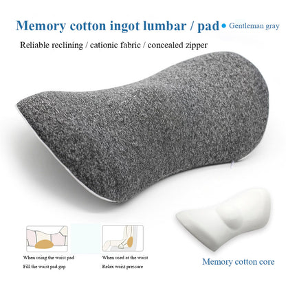 Lumbar Support Pillow For Side Sleepers Pregnancy Relieve Hip Health dealsniper-net Grey