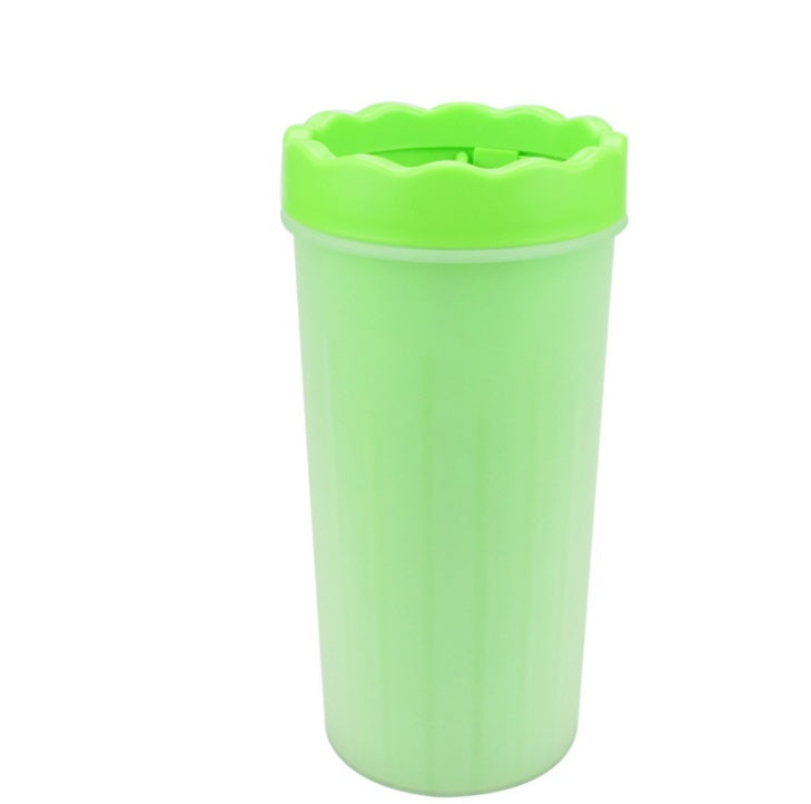 Silicone Dog Paw Washer Cup Pets dealsniper-net Green M