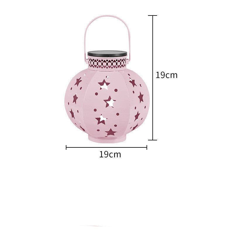Solar Powered Night Light Courtyard Garden DealSniper.net Pink