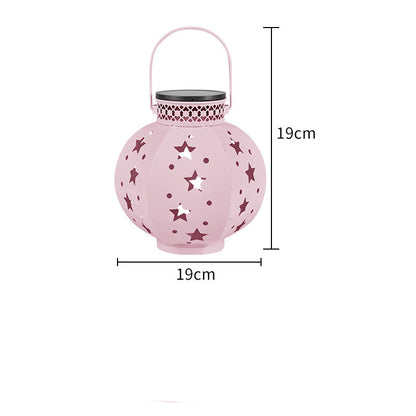 Solar Powered Night Light Courtyard Garden DealSniper.net Pink