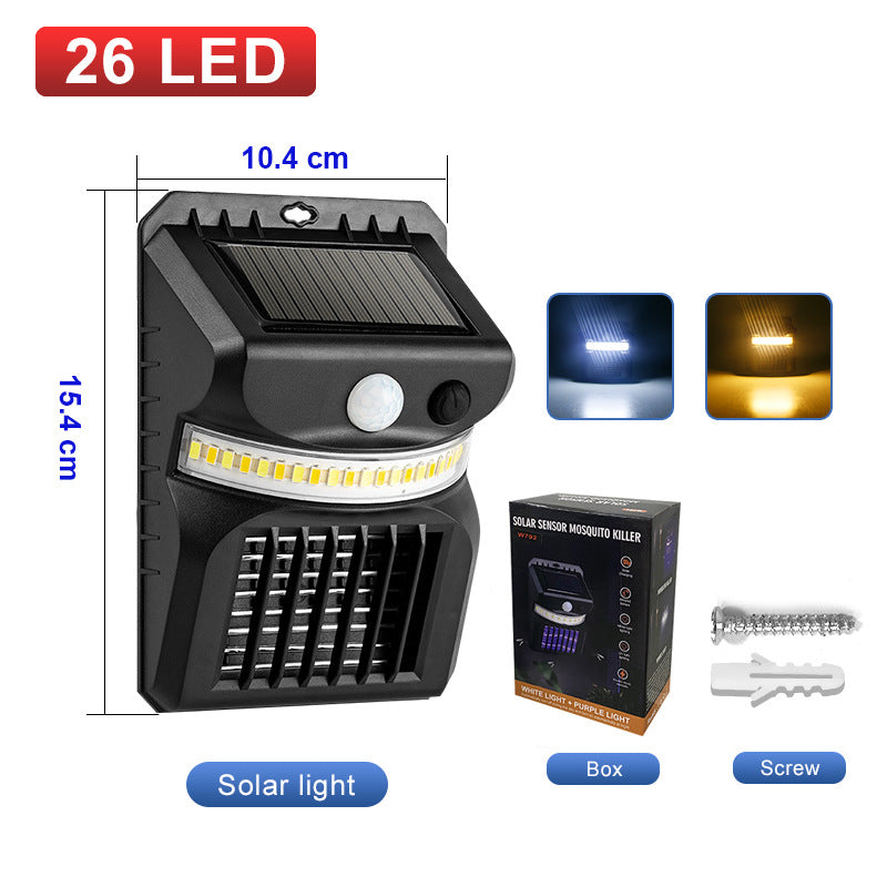 New Solar Wall Lamp Upgrades Mosquito Repellent Function House Gym From House W7921