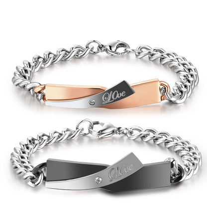 Couple cross bracelet Jewelry dealsniper-net