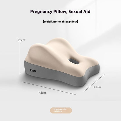 Hip Raised Multifunctional Bedside Sleep With Face Down Artifact Sofa Cushion Health DealSniper.net M Gray With Other Colors 41x48x23cm
