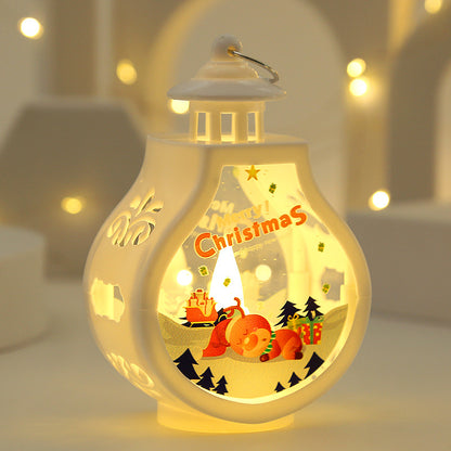 Christmas Candle Lamp Romantic Ornaments Holidays DealSniper.net Deer