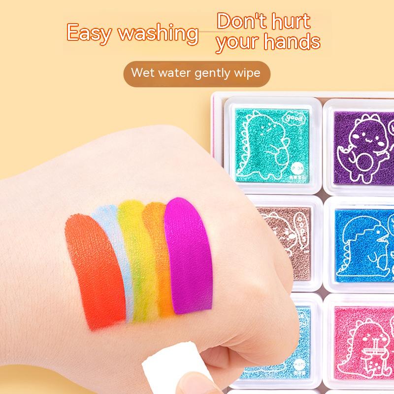 Washable Non-toxic Kindergarten Paint Hand Palm Painting