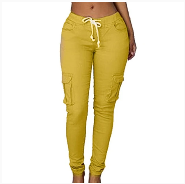 Women's multi-bag casual pants Women dealsniper-net