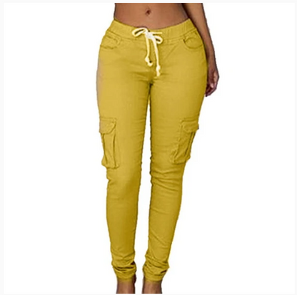 Women's multi-bag casual pants Women dealsniper-net